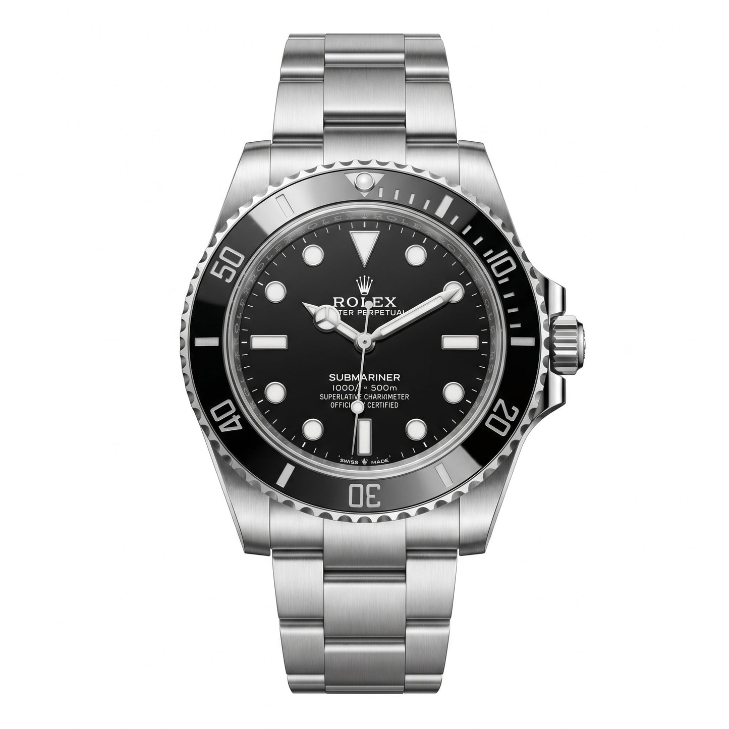 Rolex Submariner 124060 No-Date Oystersteel "Black"