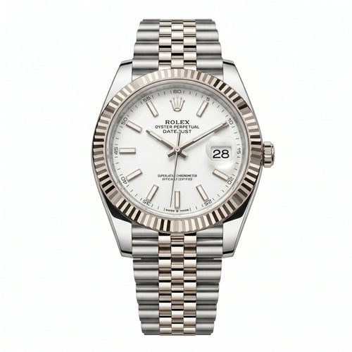 Rolex Datejust 41 126334 Oystersteel & White Gold "White Dial"